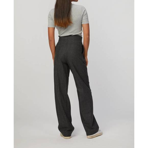 NEW IN THE MOOD FOR LOVE clyde herringbone pants in antracite - Picture 3 of 4